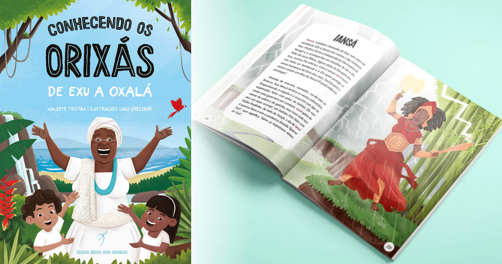 Orixás Para Crianças | Primeiro volume de uma série da editora Arole Cultural, Conhecendo os Orixás: de Exu a Oxalá apresenta os Orixás de forma simples e para crianças