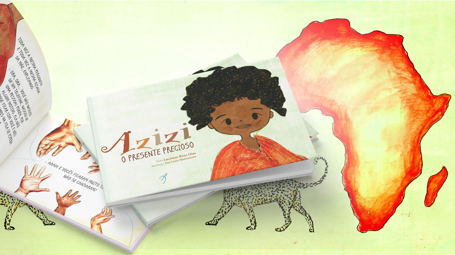 No Mês da África, o pequeno Azizi foi destaque infantil nas redes sociais