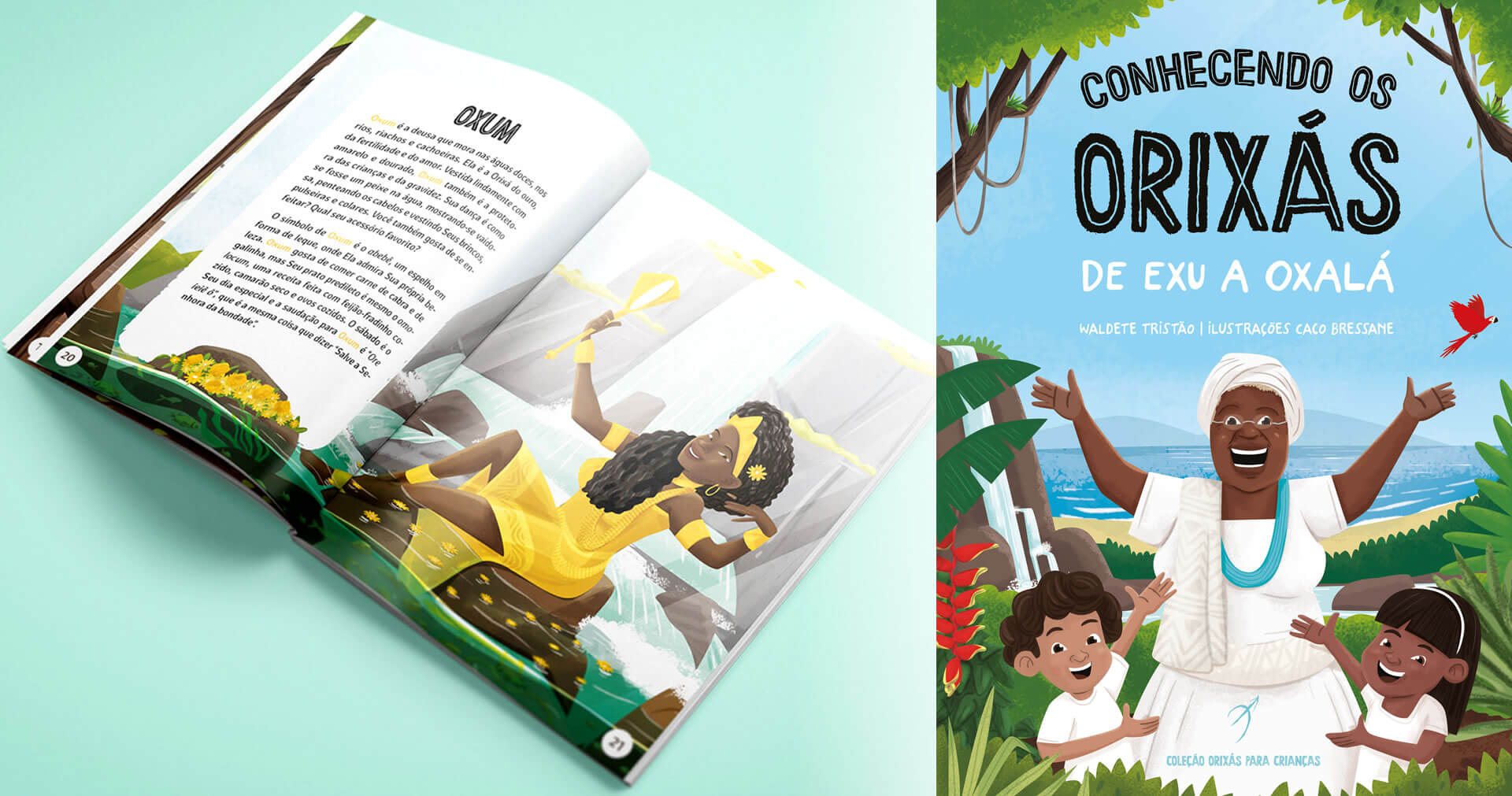 Orixás Para Crianças | Escrito por Waldete Tristão, Conhecendo os Orixás é um livro glorioso destinado a educar os jovens sobre a beleza da espiritualidade africana.